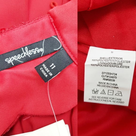 Speechless Juniors' Lace Halter A-Line Dress - Picture 5 of 8